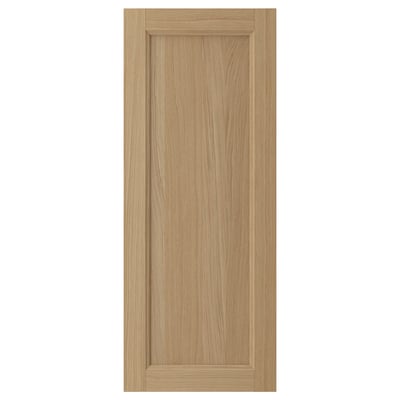 Oak cabinet door, light, rectangular, natural grain