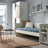 VIHALS Day-bed with 1 mattress, white/Åfjäll medium firm, 80x200 cm