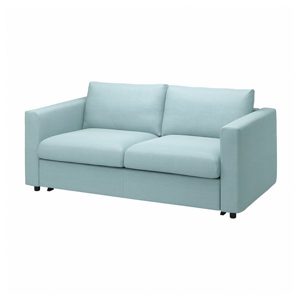 VIMLE 2-seat sofa-bed, Saxemara light blue