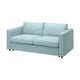 VIMLE 2-seat sofa-bed, Saxemara light blue