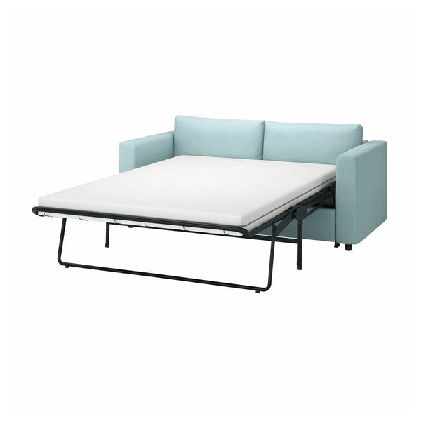 VIMLE 2-seat sofa-bed, Saxemara light blue