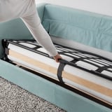 VIMLE 2-seat sofa-bed, Saxemara light blue