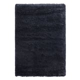VOLLERSLEV Rug, high pile, dark blue, 200x300 cm