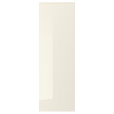VOXTORP Door, high-gloss light beige, 40x120 cm