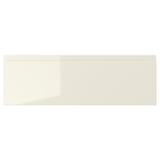 VOXTORP Drawer front, high-gloss light beige, 60x20 cm