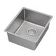 Option: VRESJÖN Inset sink, 1 bowl, stainless steel, 37x44 cm
