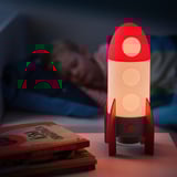 AFTONSPARV LED table lamp, rocket/multicolor
