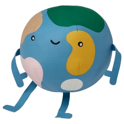 AFTONSPARV Soft toy, Earth/multicolor