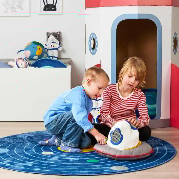 AFTONSPARV Soft toy, spaceship/multicolor