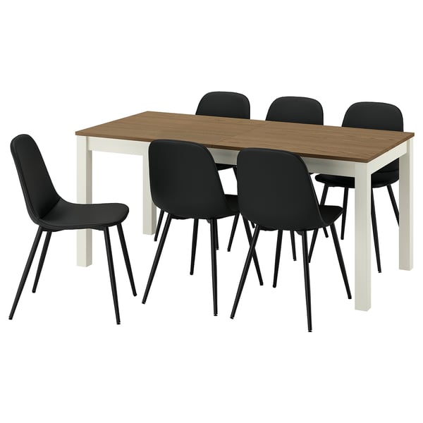 ÅLHULT / NORDMANSSKÄR Table and 6 chairs