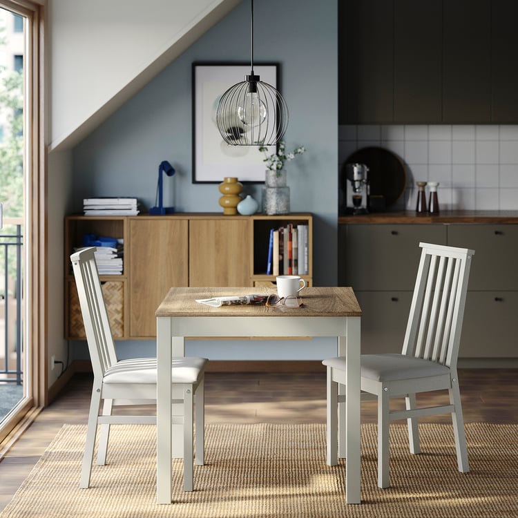 ÅLHULT table, beige/brown, 80x74 cm (311/2x291/8") - IKEA