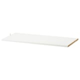 ALTARLIDEN shelf, white, rectangular, simple design, made of particleboard and paper foil.