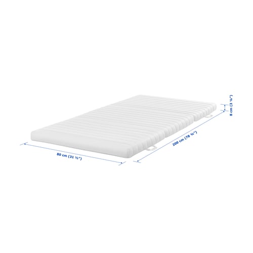 ÅNNFJÄLLET Coir mattress, super firm/white, 80x200 cm
