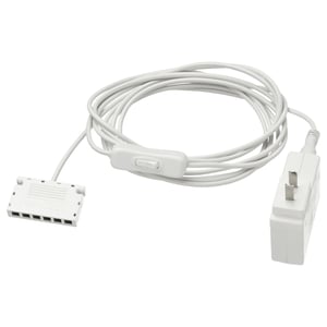 ANSLUTA LED driver with cord, white, 19 W