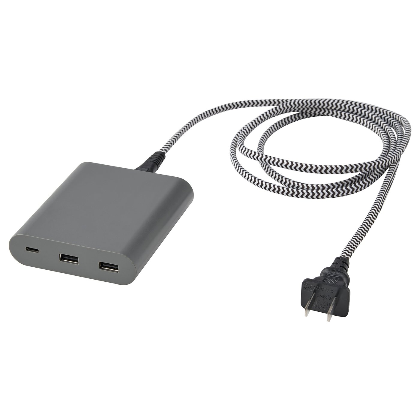 ÅSKSTORM 40W USB charger, dark gray IKEA
