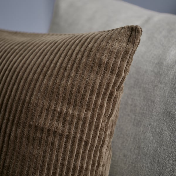 ÅSVEIG Cushion cover, gray-brown, 50x50 cm