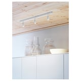 BÄVE LED ceiling track, 3 spots, white