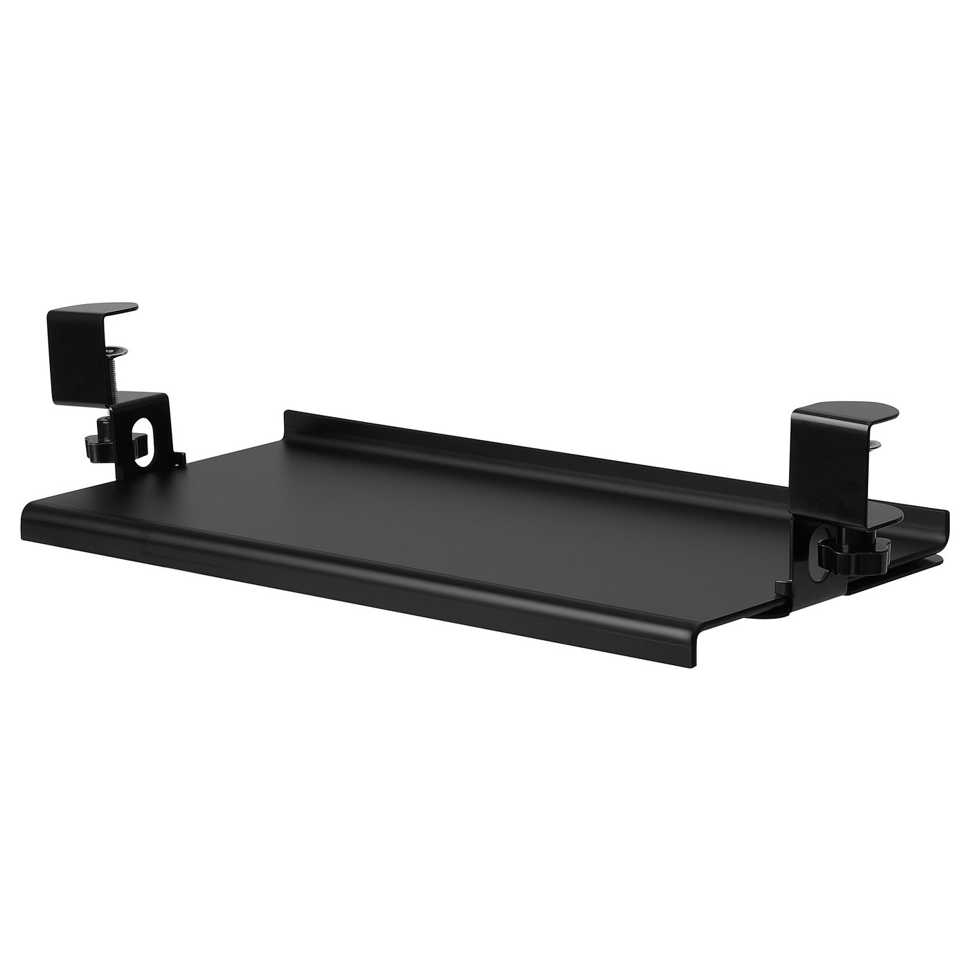 BARBERGET Pullout keyboard shelf, black, 61 cm (24") IKEA