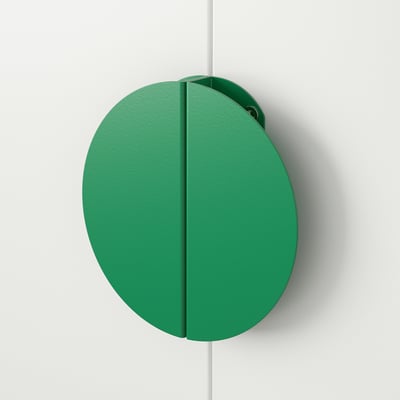 BEGRIPA Handle, green/half-round, 130 mm