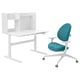 Option: BERGLÄRKA / GUNRIK Children's desk+chair w armrests