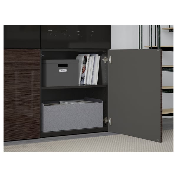 BESTÅ Storage combination w/glass doors