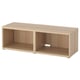 BESTÅ TV unit, white stained oak effect, 120x40x38 cm