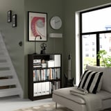 BILLY Bookcase, dark brown oak effect, 80x28x106 cm