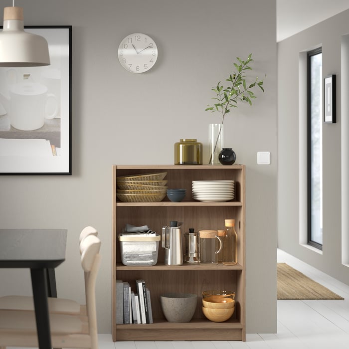 BILLY Bookcase, oak effect, 80x28x106 cm (311/2x11x413/4") IKEA
