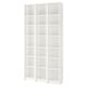 BILLY Bookcase w height extension units, white, 120x28x237 cm