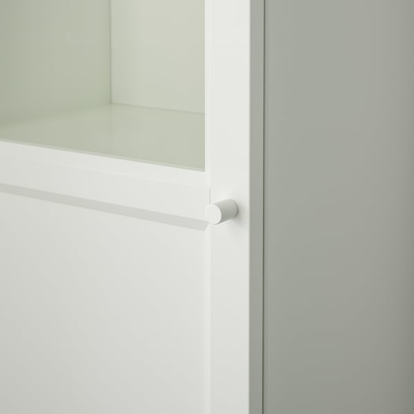 BILLY / OXBERG Bookcase w hght ext ut/pnl/glss drs