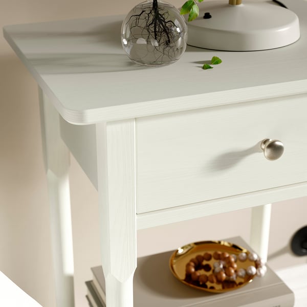 BLÄSTÅSEN Nightstand, white, 50x37x76 cm