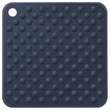BLÅSJÖN Tub mat, dark blue, 50x50 cm