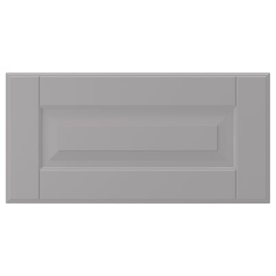 BODBYN Drawer front, gray, 40x20 cm