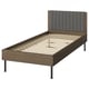 BRUKSVARA Bed frame, brown, 90x200 cm