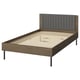 BRUKSVARA Bed frame, brown, 120x200 cm