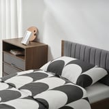 BRUKSVARA Bed frame, brown, 120x200 cm