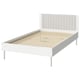 BRUKSVARA Bed frame, white, 120x200 cm