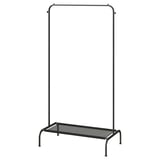 BRUKSVARA Clothes rack, anthracite, 78x147 cm