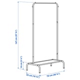 BRUKSVARA Clothes rack, white, 78x147 cm