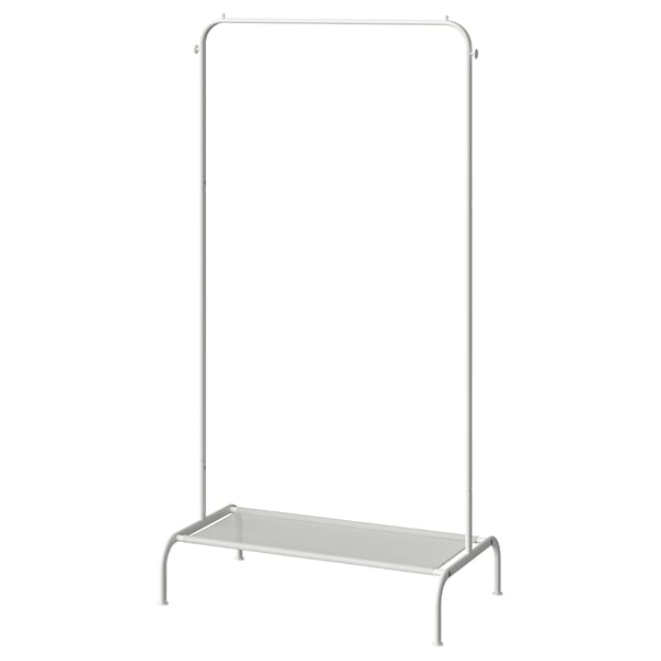 BRUKSVARA Clothes rack, white, 78x147 cm