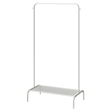 BRUKSVARA Clothes rack, white, 78x147 cm
