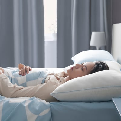 BRUKSVARA Pillow, stomach sleeper, 50x80 cm