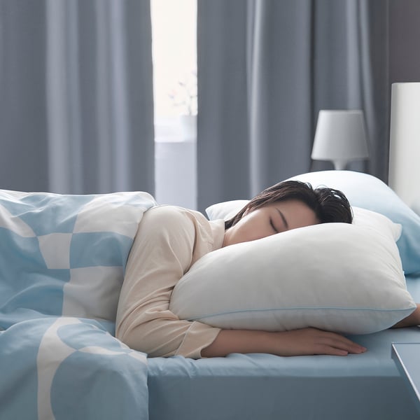 BRUKSVARA Pillow, stomach sleeper, 50x80 cm