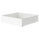 BRUKSVARA Underbed storage box, white, 63x62 cm