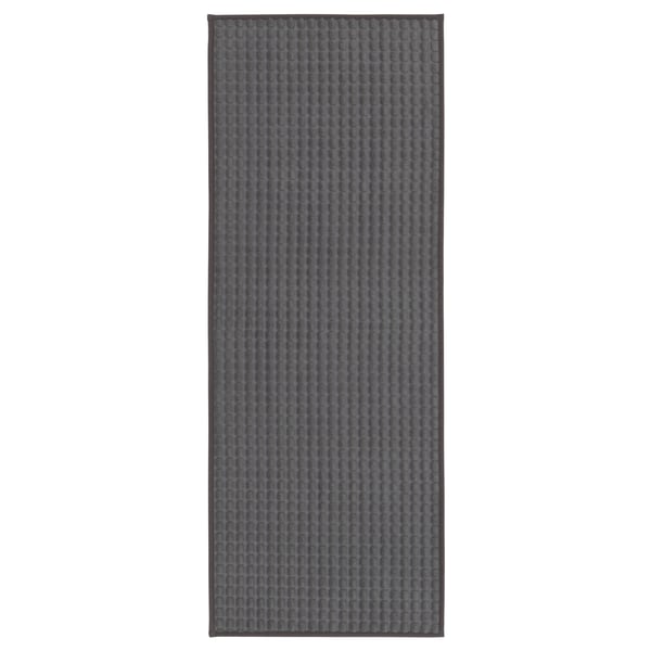 BRYNDUM Kitchen mat, gray, 45x120 cm