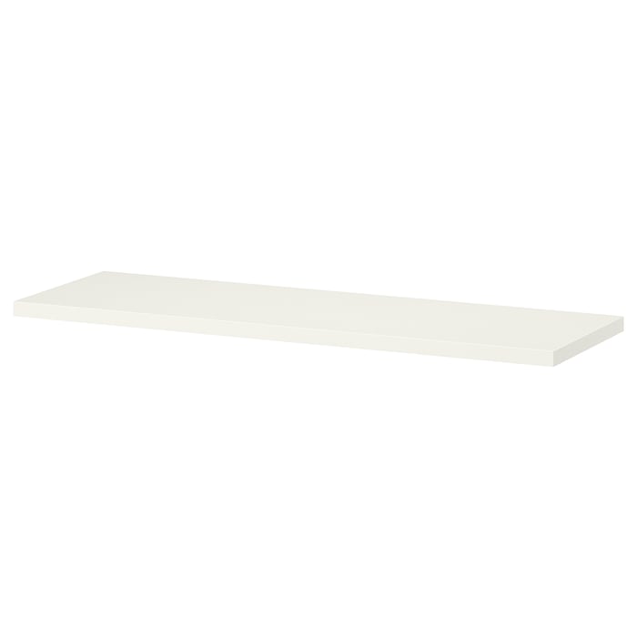 BURHULT shelf, white, 59x20 cm (231/4x77/8") IKEA