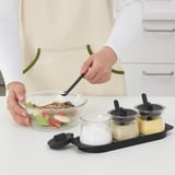 CELEBRERA 3-piece spice jar set, glass