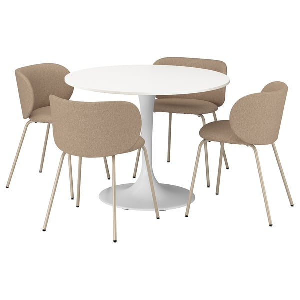 DOCKSTA / KRYLBO Table and 4 chairs