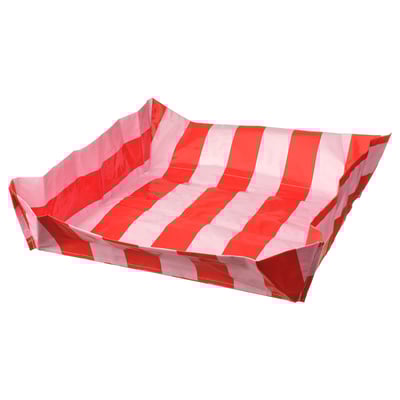 DOFTRIPS Potting mat, stripe pink/bright red