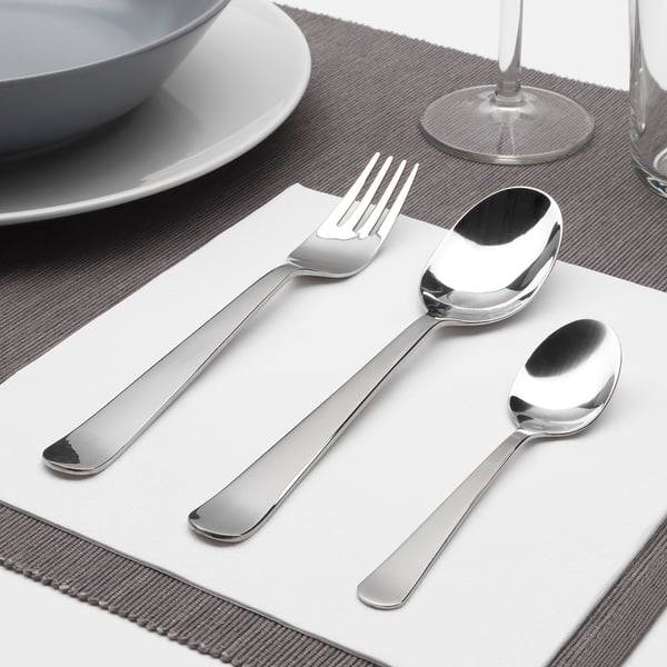 DRAGON 18-piece flatware set, stainless steel
